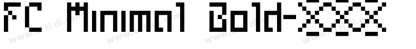 FC Minimal Bold字体转换